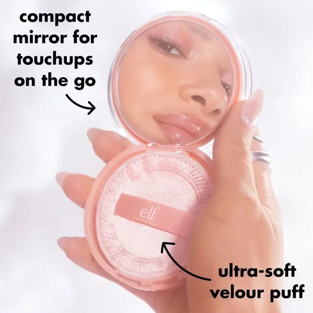 Elf Halo Glow Powder Filter Pressed Powder Light Warm
